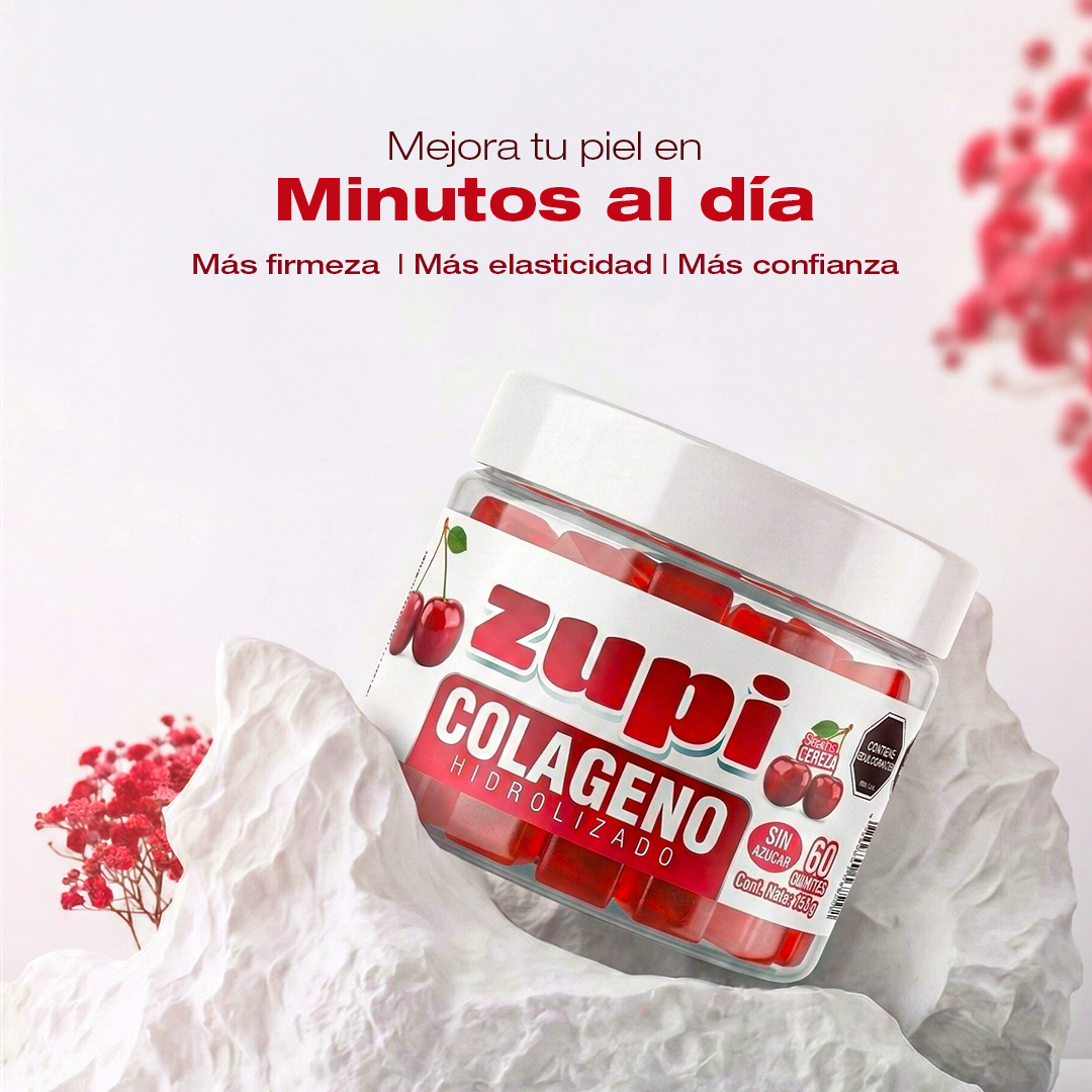 ✨ Gomitas de Colágeno Hidrolizado + 🎁 Mascarilla de Colágeno GRATIS | Piel Radiante y Rejuvenecida