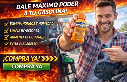 Piston Bullet : MEJORA TU GASOLINA Y DALE EL MAXIMO RENDIMIENTO ⛽