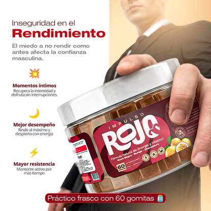 Impulso Rojo 🧸❤️ Recupera Tu Energía y Despierta tu mejor versión