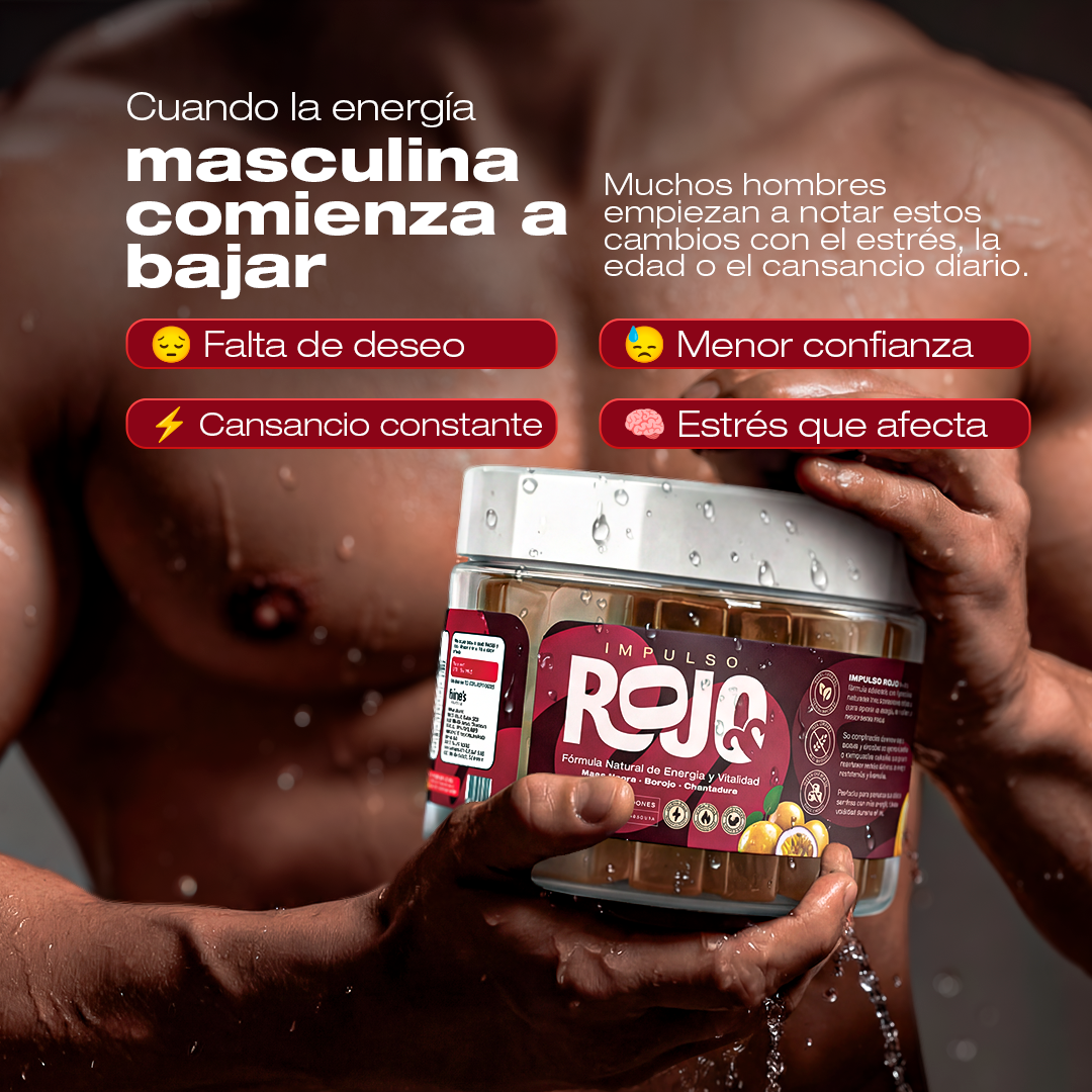 Impulso Rojo 🧸❤️ Recupera Tu Energía y Despierta tu mejor versión