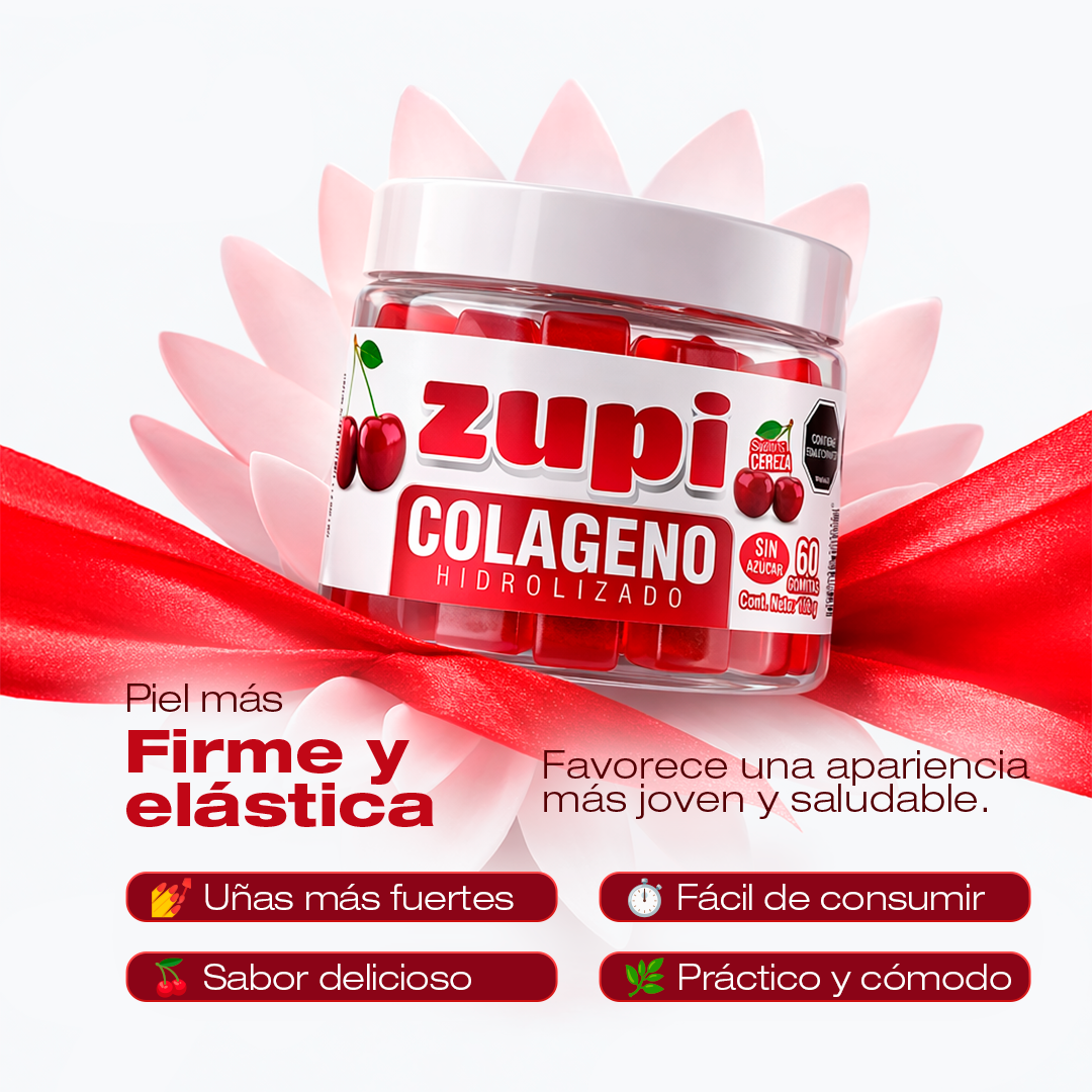 ✨ Gomitas de Colágeno Hidrolizado + 🎁 Mascarilla de Colágeno GRATIS | Piel Radiante y Rejuvenecida