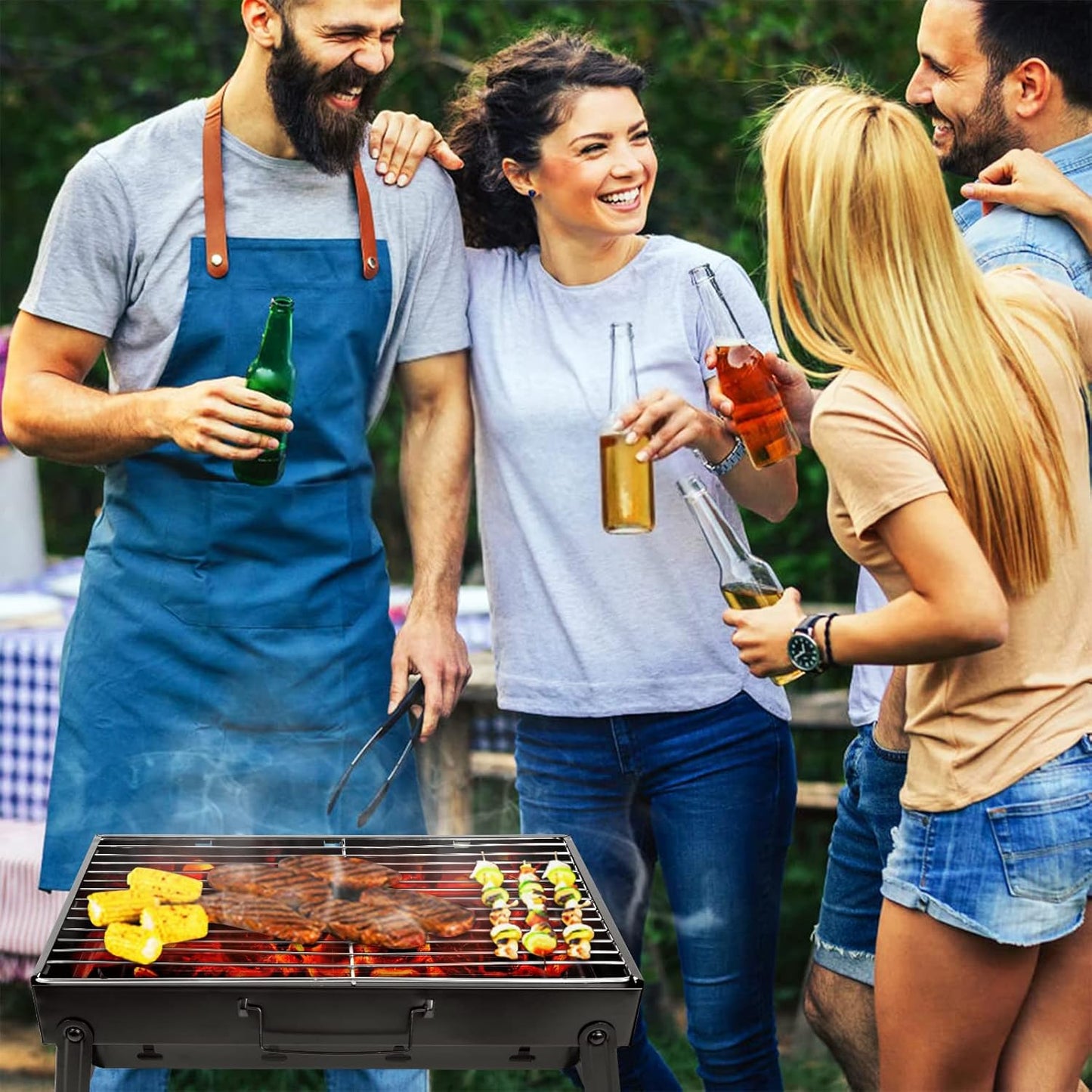 Mini Parilla Asador Portatil 🥩🍺