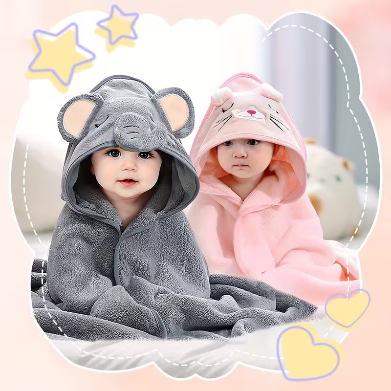 Toalla para bebés en microfibra 🧸⭐