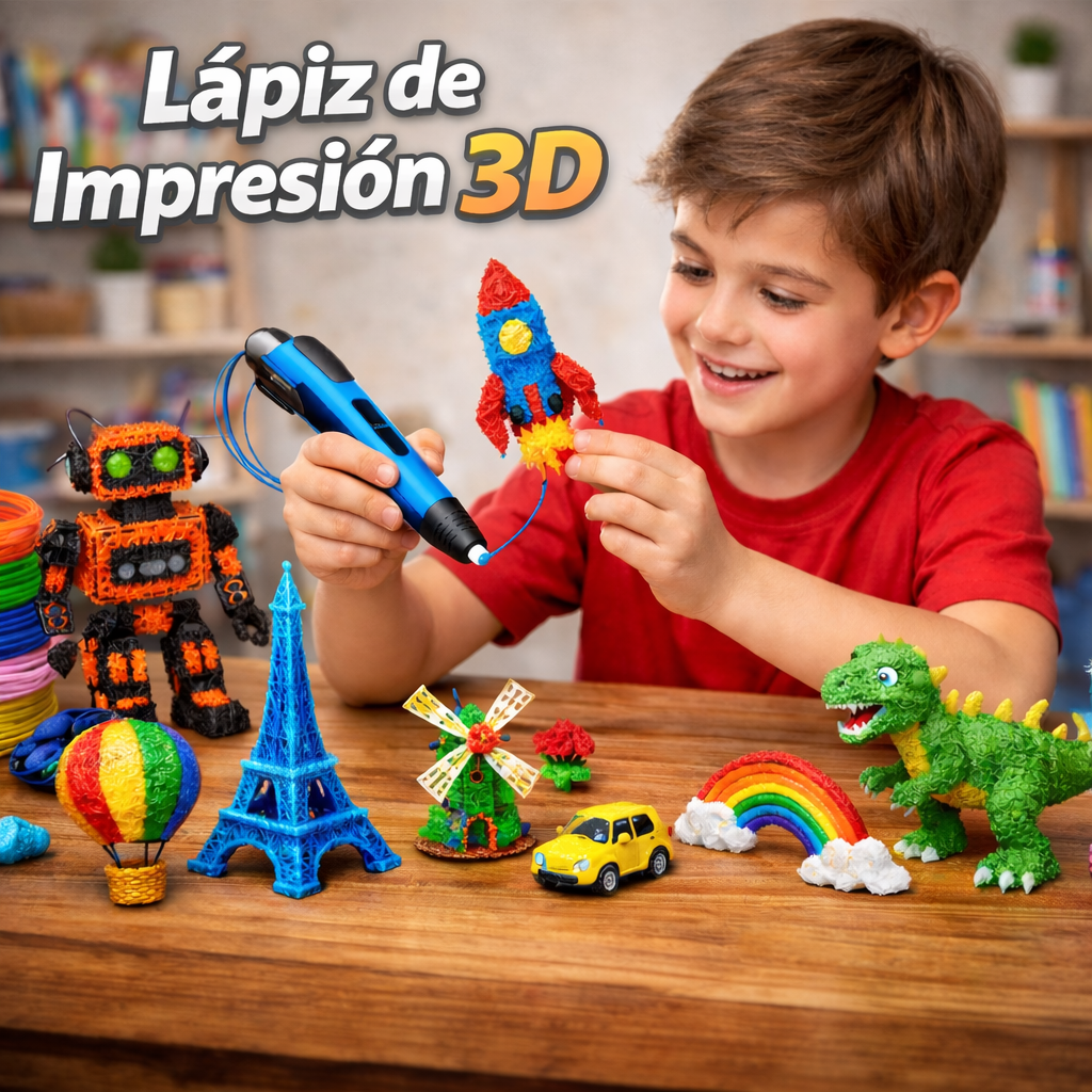 🧠 Este Lápiz 3D Transforma Tu Imaginación en Objetos Reales 🎨