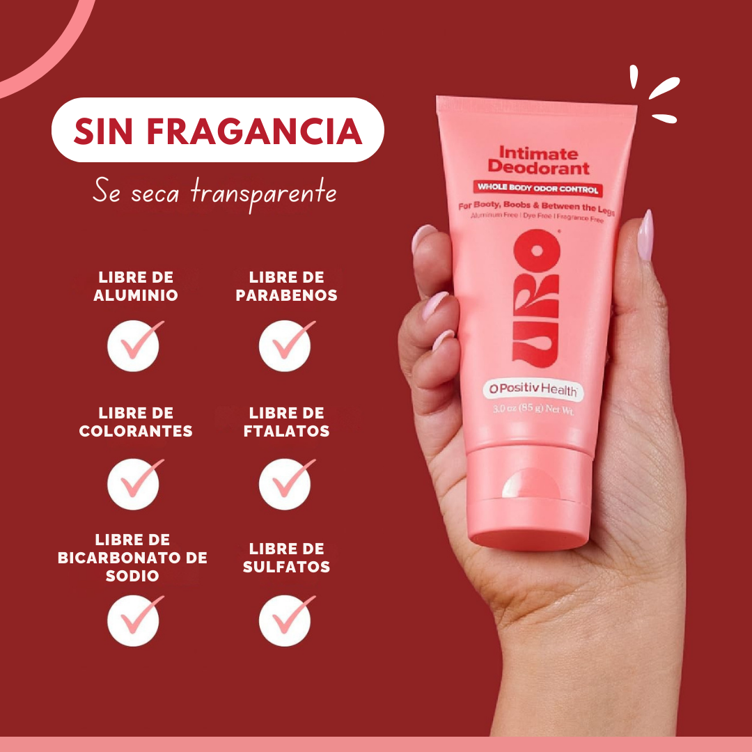 Desodorante Íntimo y Corporal en Crema 🌿✨