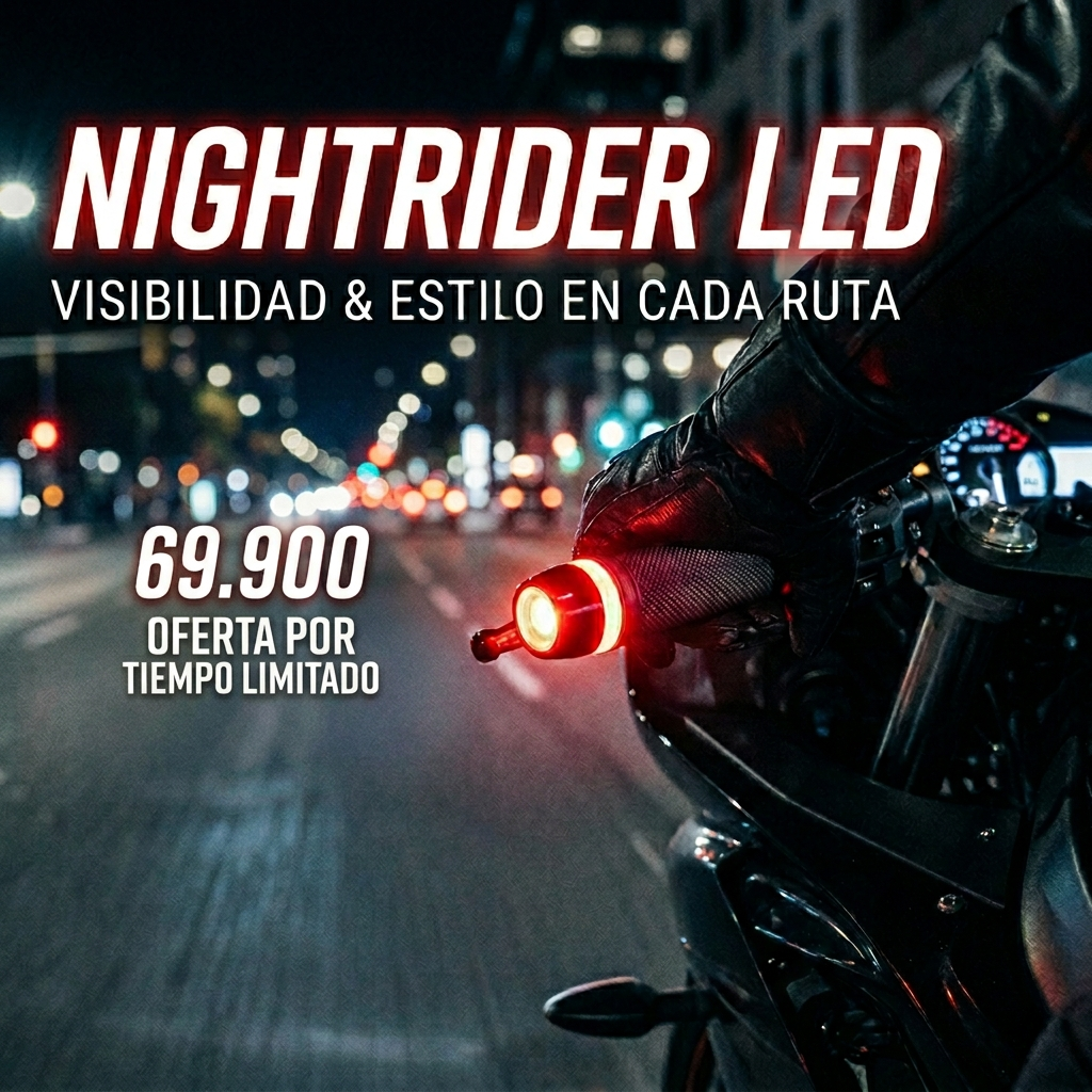 NIGHTRIDER LED ⚡- VISIBILIDAD Y ESTILO