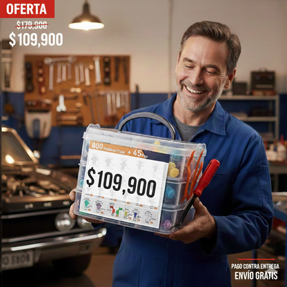 KIT 800 PIEZAS PARA CARRO O MOTO