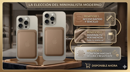 DEJA LA BILLETERA YA – Tarjetero MagSafe que lo cambia TODO 🔥