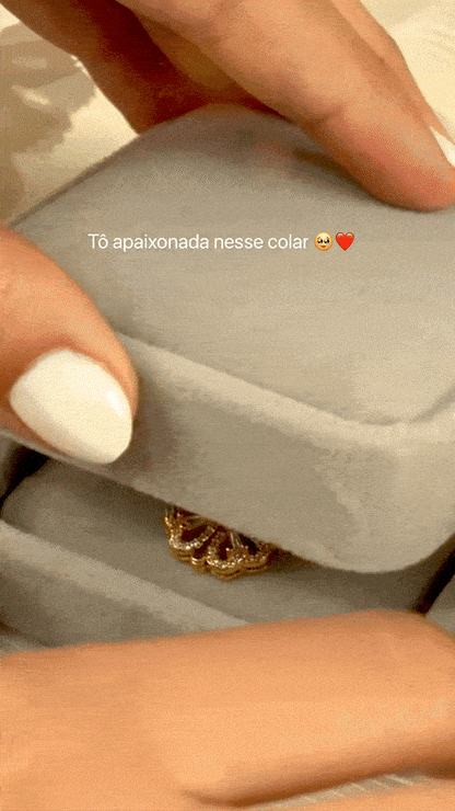 Collar Trébol Corazón Extendible 💘