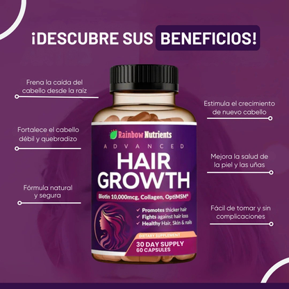 DETEN LA CAIDA Y RECUPERA TU CABELLO NATURALMENTE 💇‍♀️💜