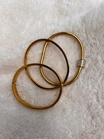 Set Brazalete tipo Cartier