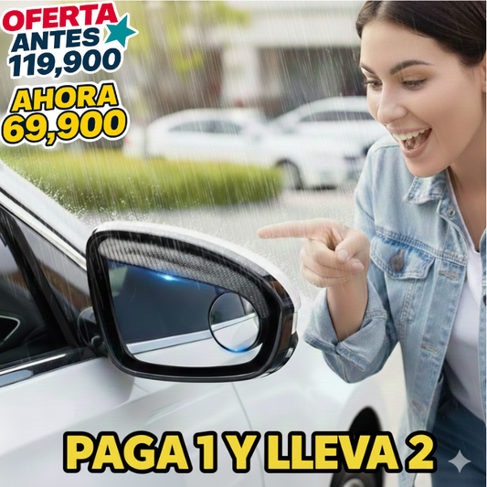 RETROVISOR 2 EN 1 FIBRA DE CARBONO